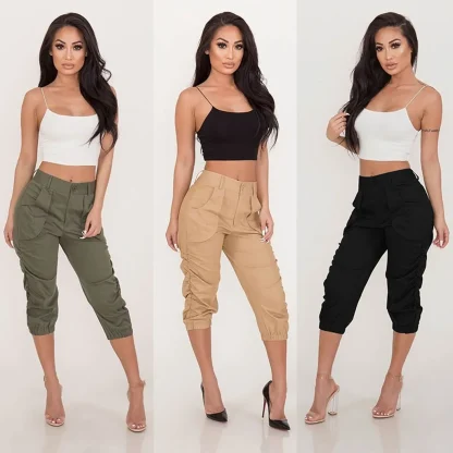 Relaxed-fit Cargo Capri Pants - Image 6