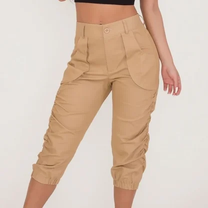 Relaxed-fit Cargo Capri Pants - Image 4