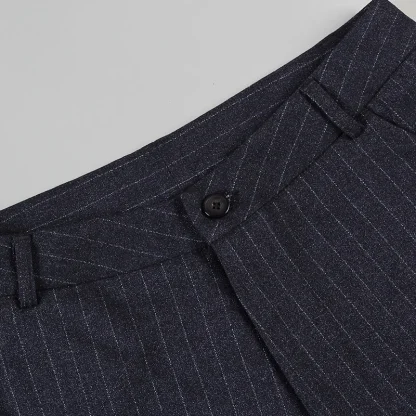 Formal Striped Capri Pants - Image 3