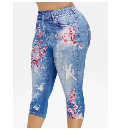 Chic Floral Capri Pants