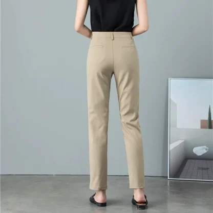 High-waist Pencil Capri Pants - Image 2
