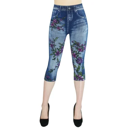 High-waist Stretchable Capri Pants - Image 7