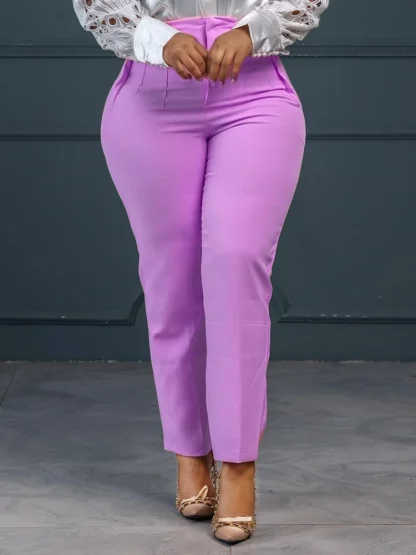 High-waist Skinny Capri Pants - Image 3