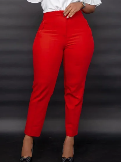 High-waist Skinny Capri Pants - Image 5
