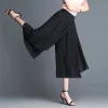 Elastic High-waist Capri Pants - Image 4