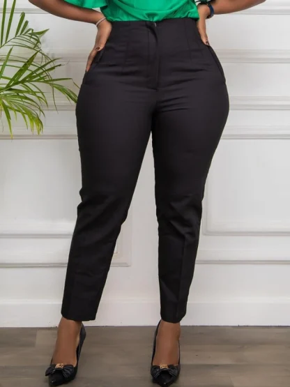 High-waist Skinny Capri Pants - Image 2
