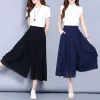 Elastic High-waist Capri Pants - Image 5