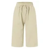 Casual Drawstring Waist Capri Pants - Image 5