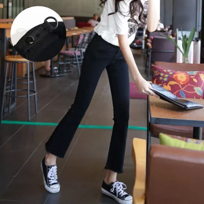 Maternity Flared Capri Pants - Image 5