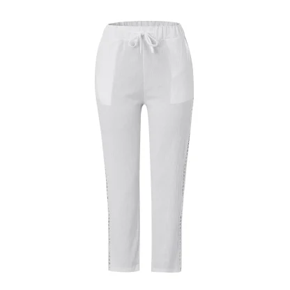 Hollow Out Capri Pants - Image 5