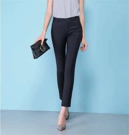 Stretchy Skinny Capri Pants - Image 3