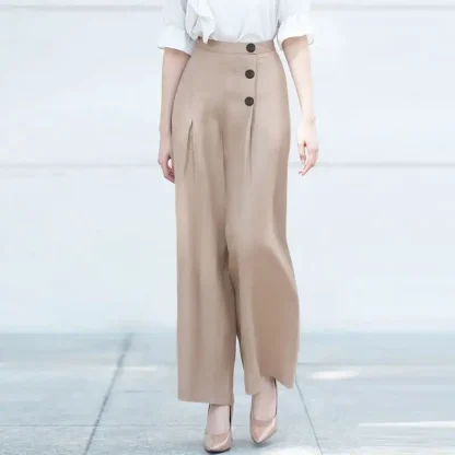 Retro Wide Leg Capri Pants - Image 6