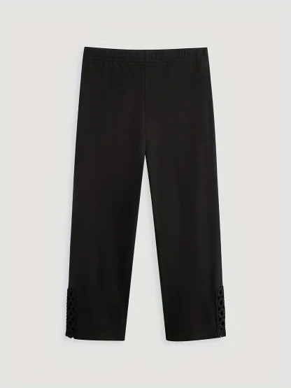 Casual Cropped Capri Pants - Image 4