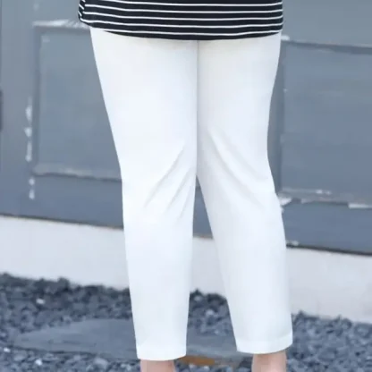 Plus Size Casual Capri Pants - Image 3