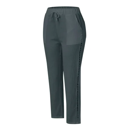 Hollow Out Capri Pants - Image 6