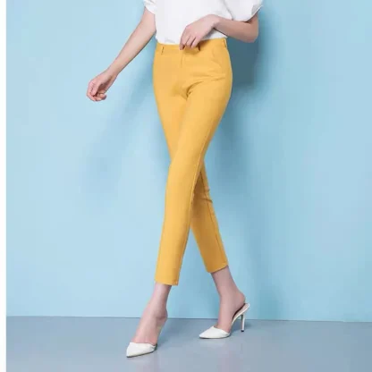 Elegant Straight Capri Pants - Image 3
