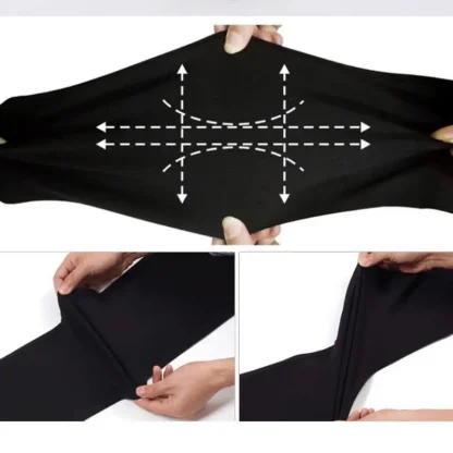 Stretchable Skinny Solid Capri Pants - Image 6