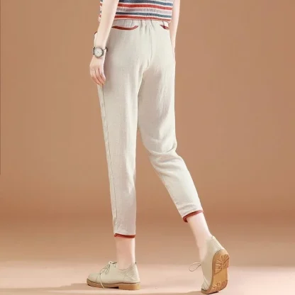Casual Skinny Capri Pants - Image 2