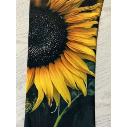 Sunflower Print Legging Capri Pants - Image 4