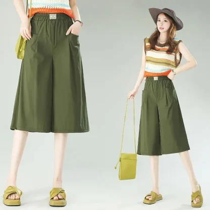 Simplicity Wide Leg Capri Pants - Image 5