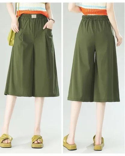 Simplicity Wide Leg Capri Pants - Image 6