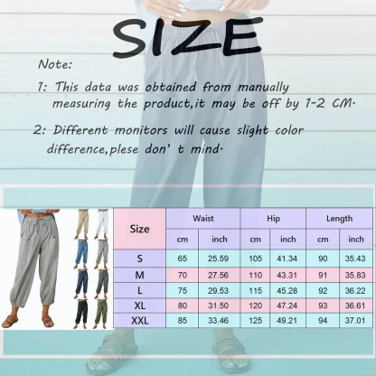 Floral Elastic Waist Capri Pants - Image 7