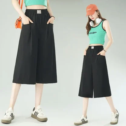 Simplicity Wide Leg Capri Pants - Image 3