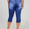Plus Size Stretchy Capri Pants - Image 2