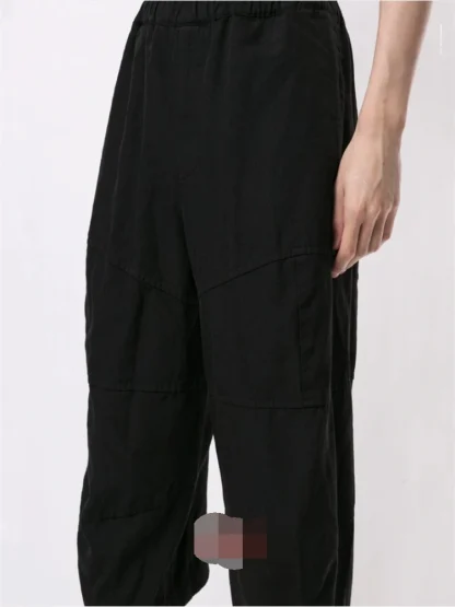 Oversized Black Capri Pants - Image 5