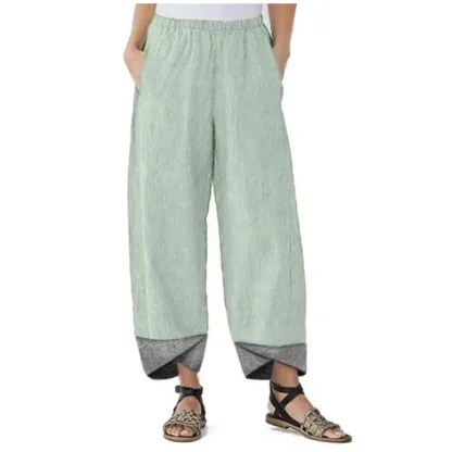 Casual Wide Leg Capri Pants