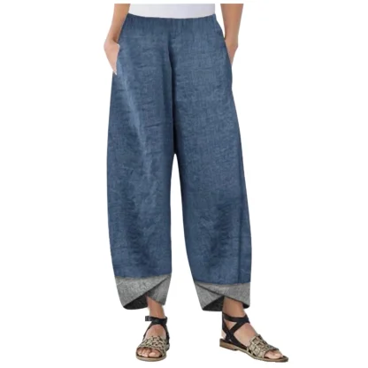 Casual Wide Leg Capri Pants - Image 5